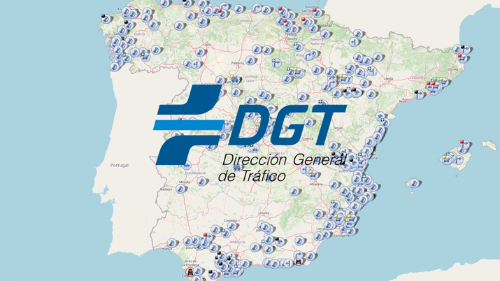 Mapa interactivo de la DGT para evitar disgustos