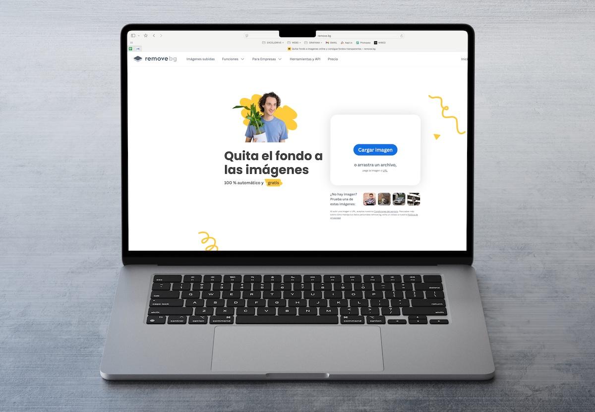 Aplicación web para quitar fondos
