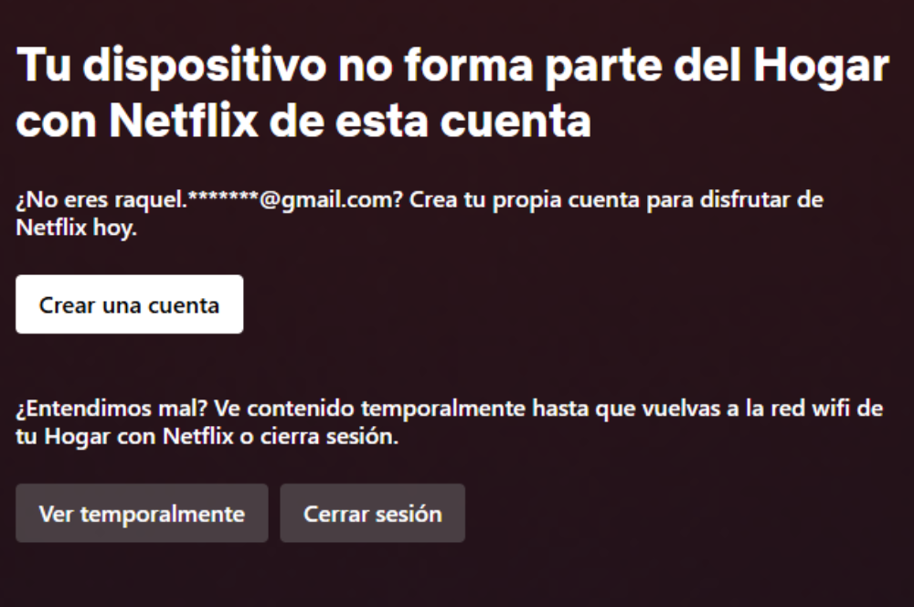 hogar netflix cambiar configuración