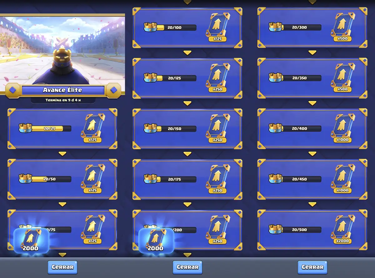 Avance Elite Clash Royale