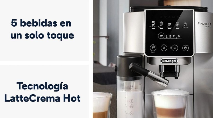 Cafetera superautomática - De'Longhi Magnifica Start Milk inteligente