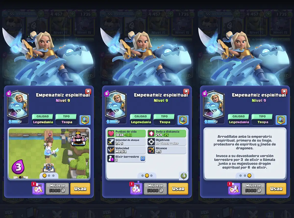 Mazos con Emperatriz espiritual Clash Royale