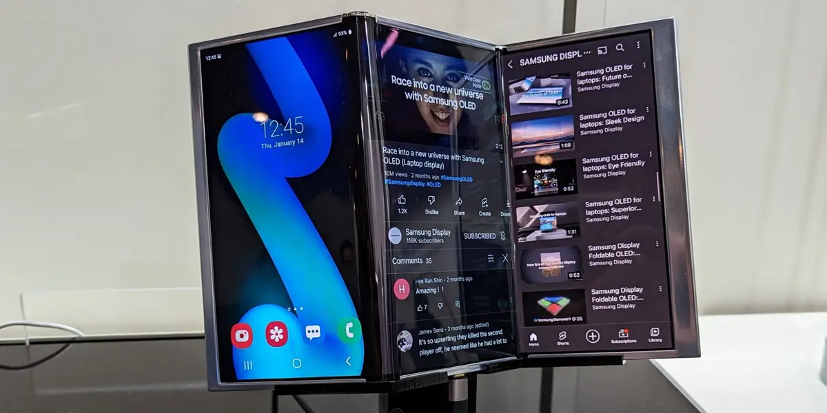 Samsung Galaxy G Fold primeros detalles movil plegable triple
