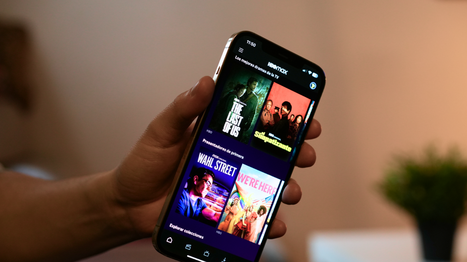 imagen móvil en aplicación HBO Max