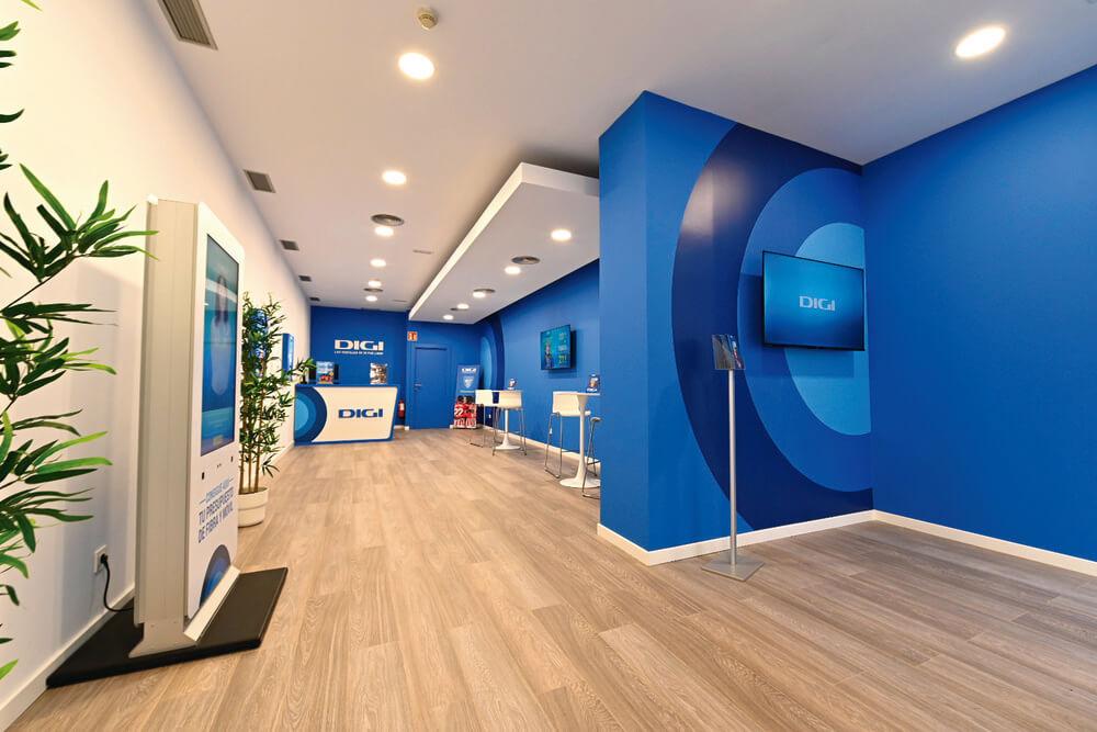 Interior de una tienda de Digi