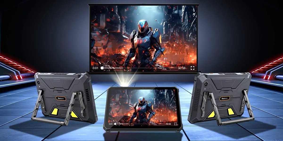 Blackview Active 12 Pro tablet todoterreno con proyector integrado