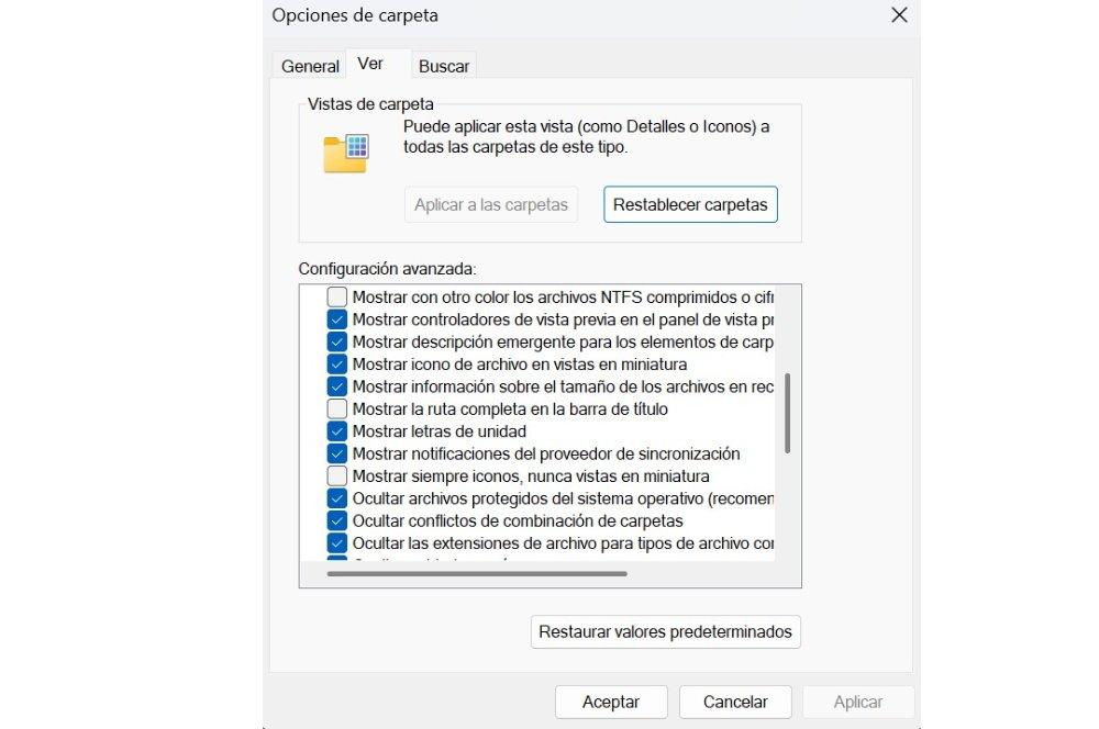 Captura del Explorador de Archivos en Windows 11 para quitar las notificaciones del proveedor de sincronización
