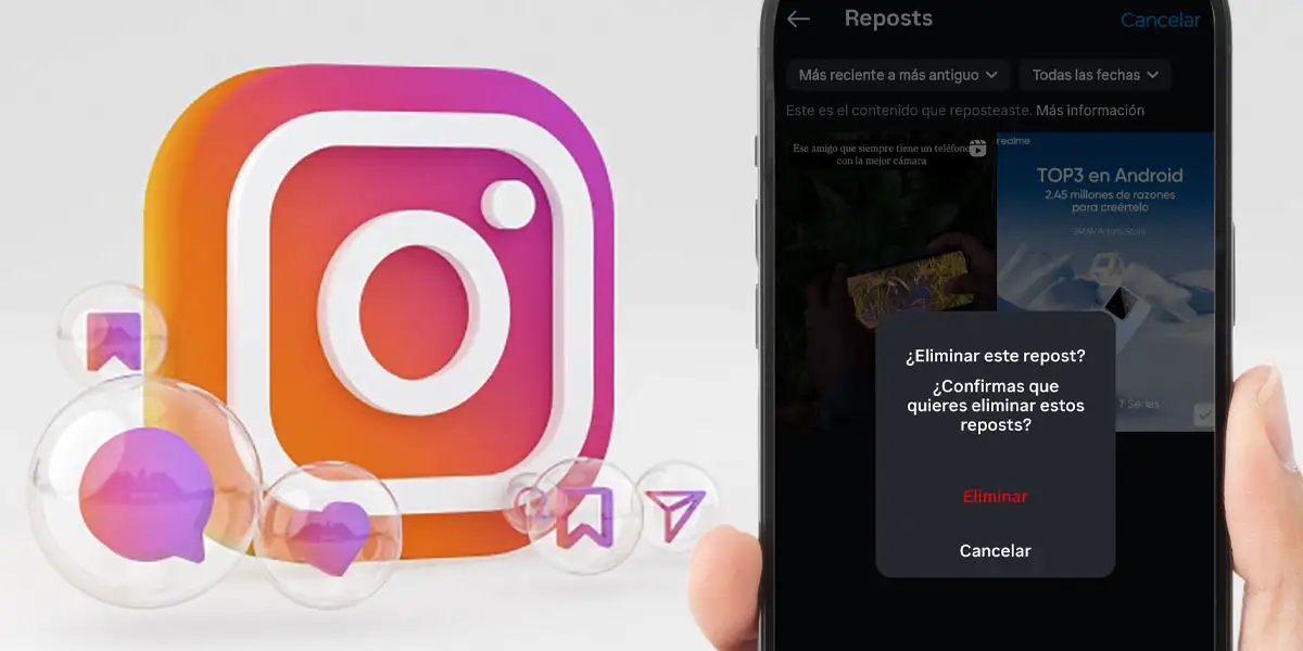 Cómo eliminar repost que he hecho en Instagram
