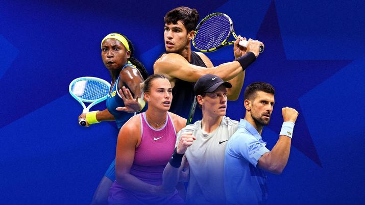 Tenistas que participarán en el US Open 2025