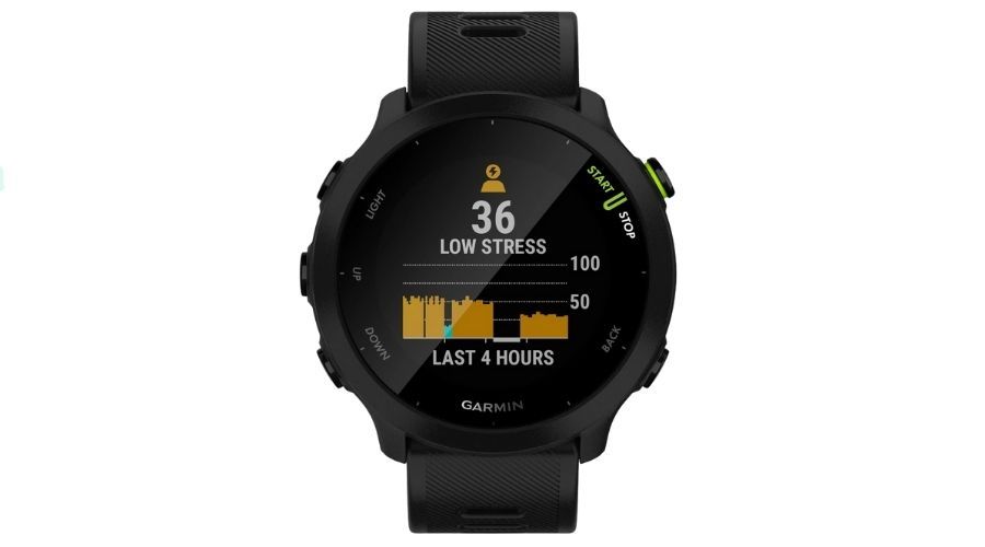 diseño frontal garmin forerunner 55