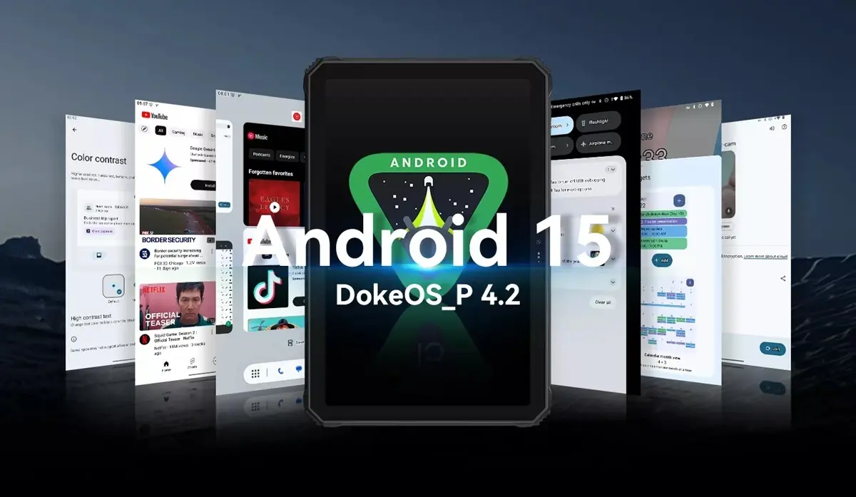 OSCAL SPIDER 10 con el sistema DokeOS_P 4.2 basado en Android 15 Doke AI y el mejor servicio al cliente de la industria