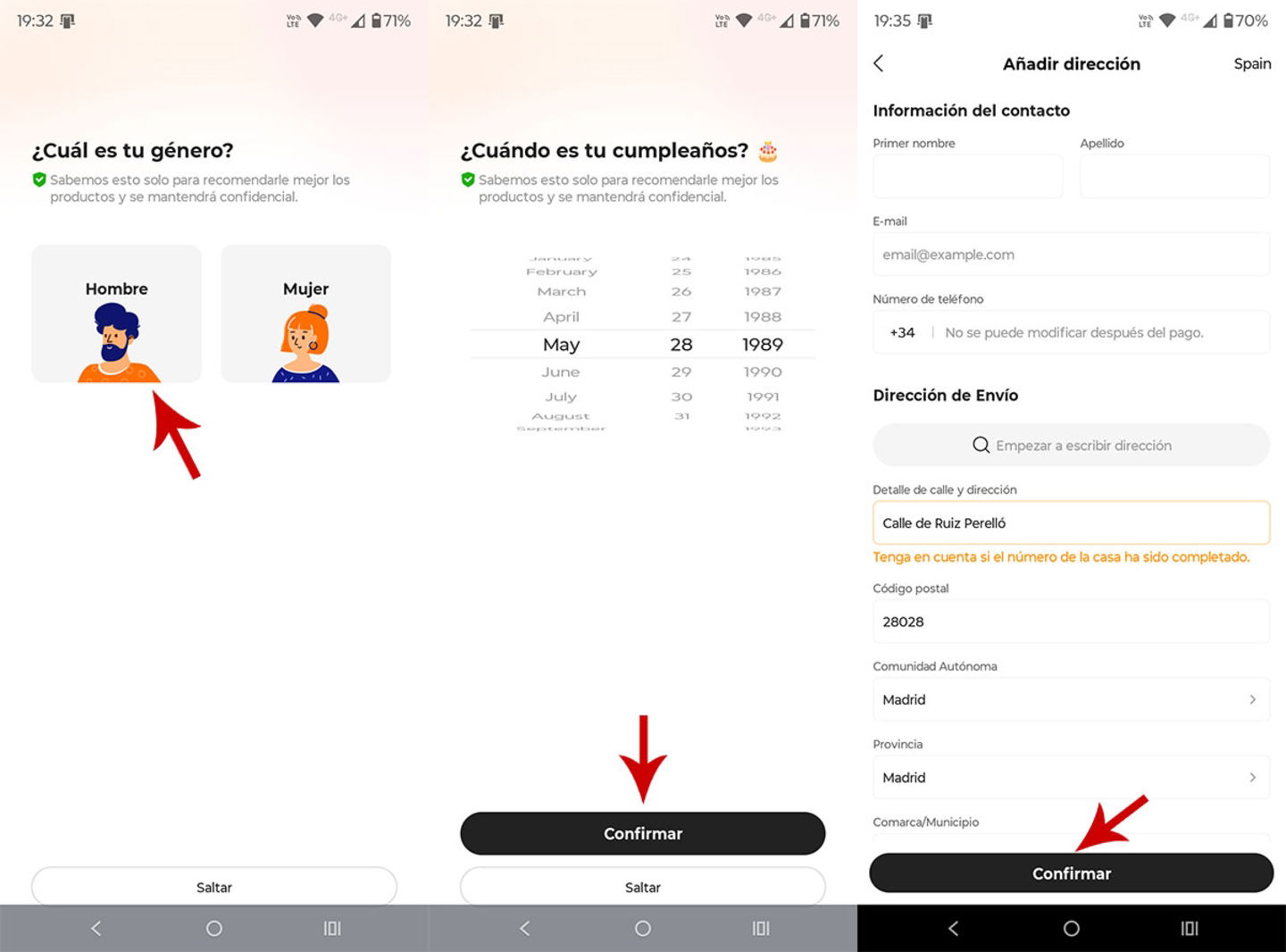 Crear una cuenta en Hacoo