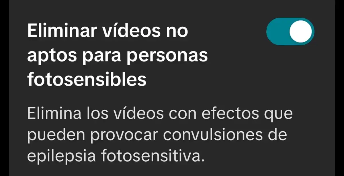 eliminar videos no aptos para personas fotosensibles