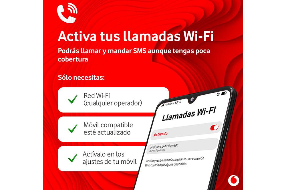 activar llamadas WiFi Vodafone