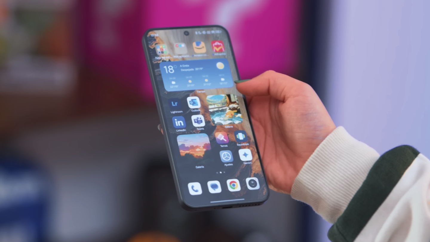 Pantalla de inicio del Xiaomi 15