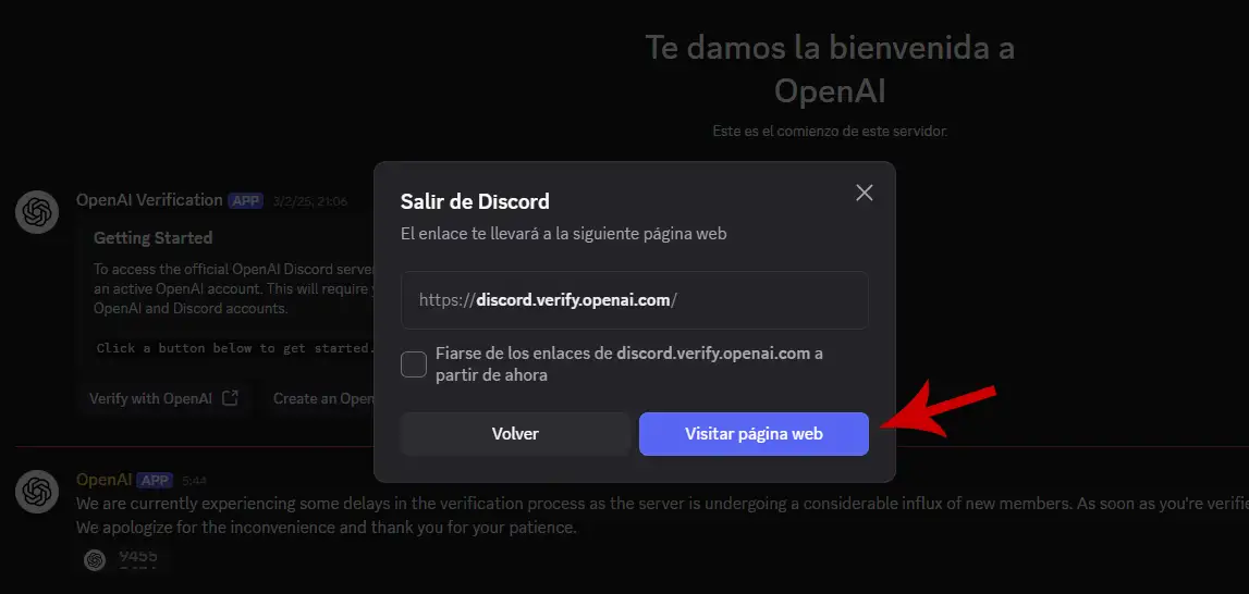 Abrir nueva pagina web