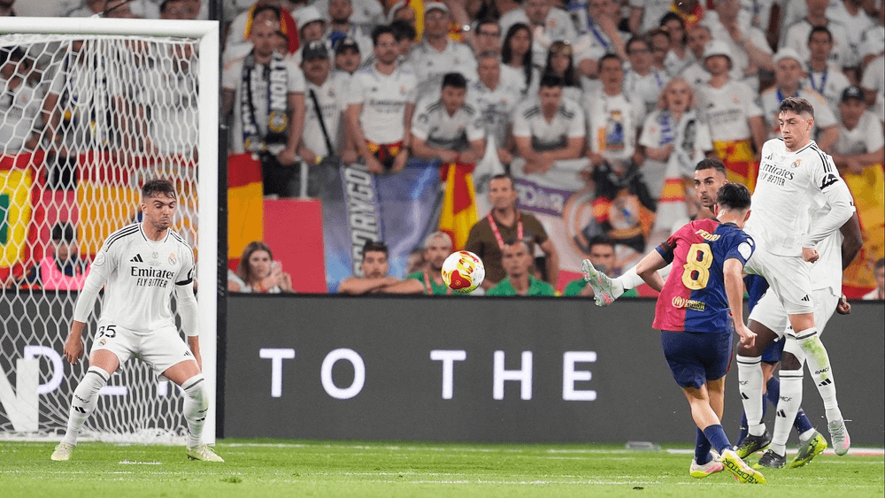 Disparo de Pedri en la Copa del Rey
