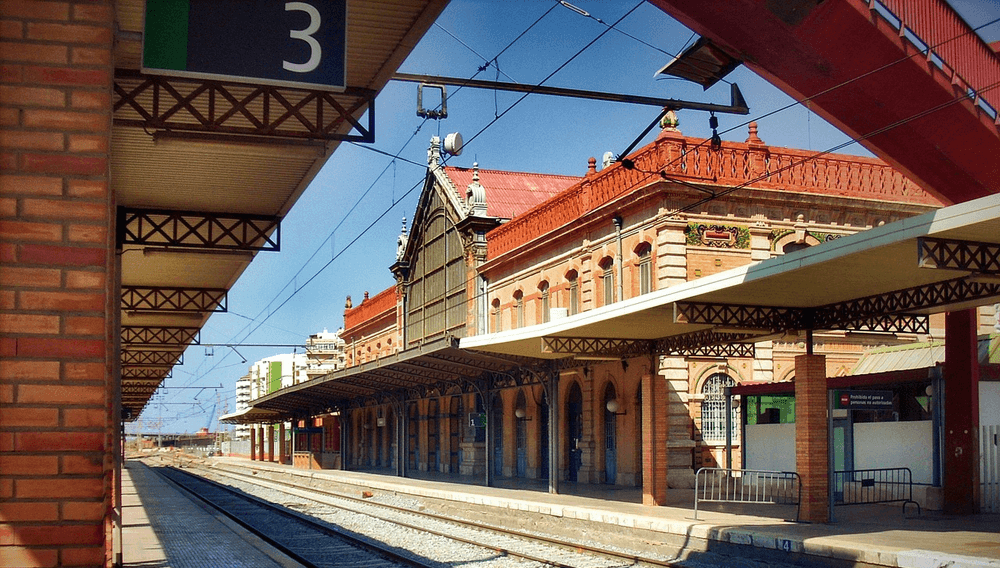 Una estación vacía por una huelga