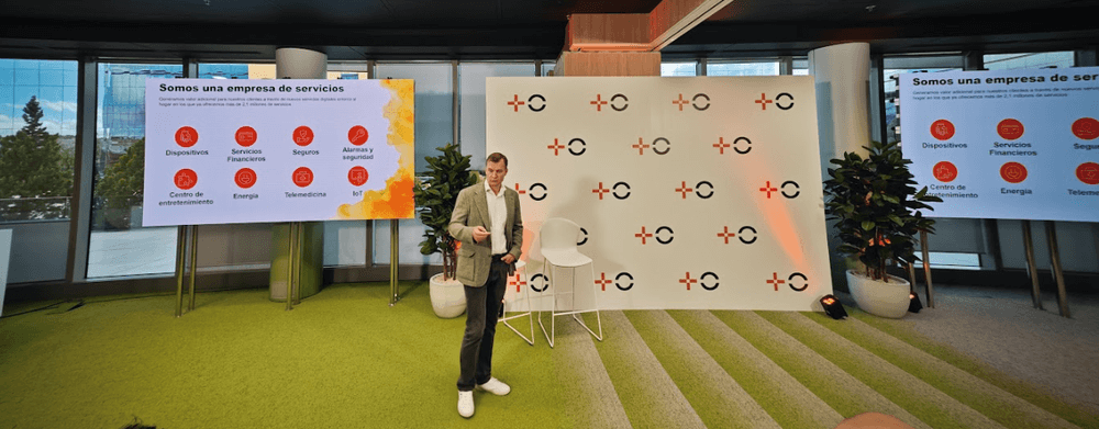 Foto del evento de presentación de MasOrange