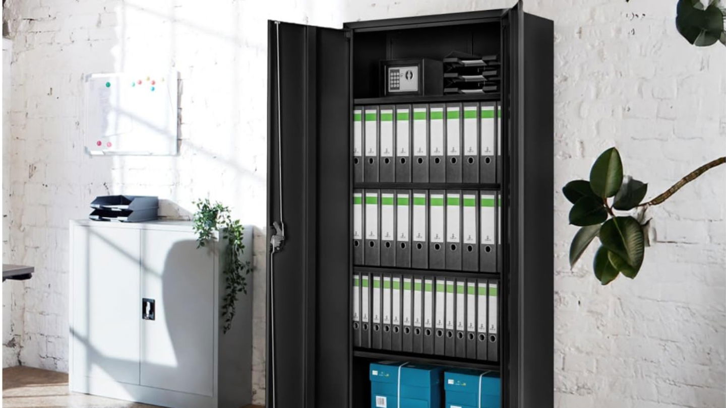 Organiza, protege y gana espacio en tu casa u oficina con este armario archivador, que hunde su precio en Amazon