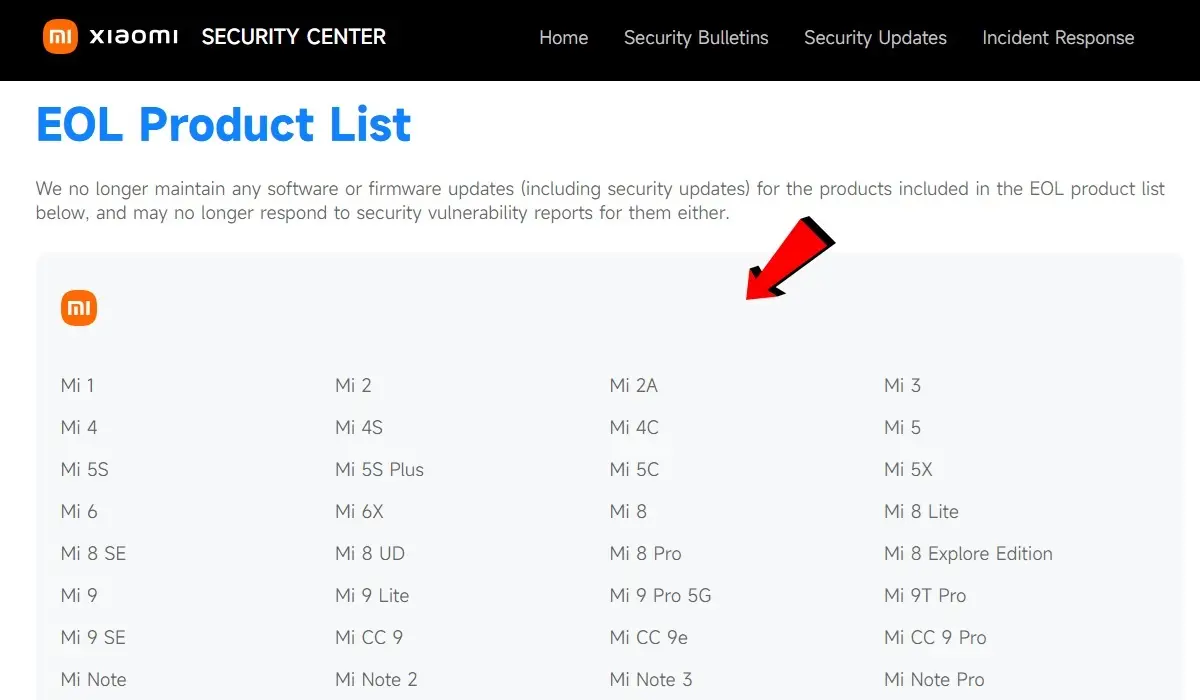como saber si tu Xiaomi recibira nuevas actualizaciones con la lista EOL de Xiaomi