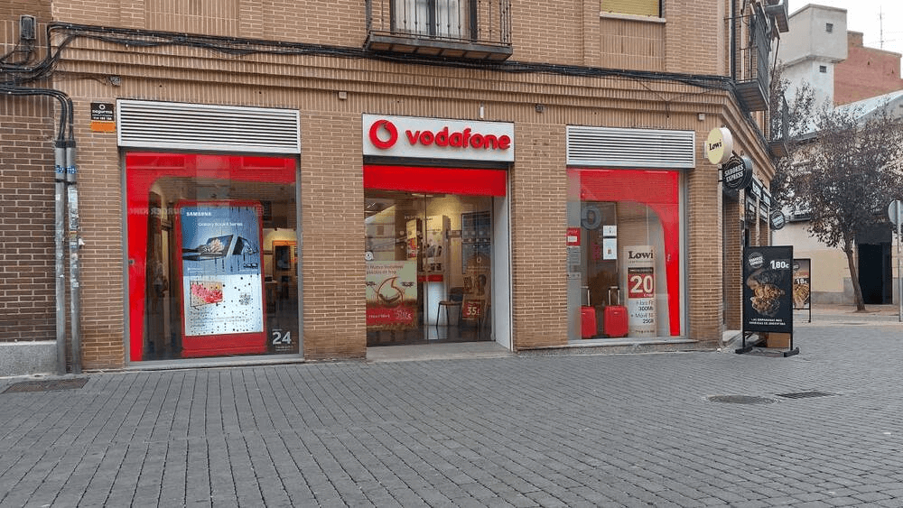Una tienda de Vodafone