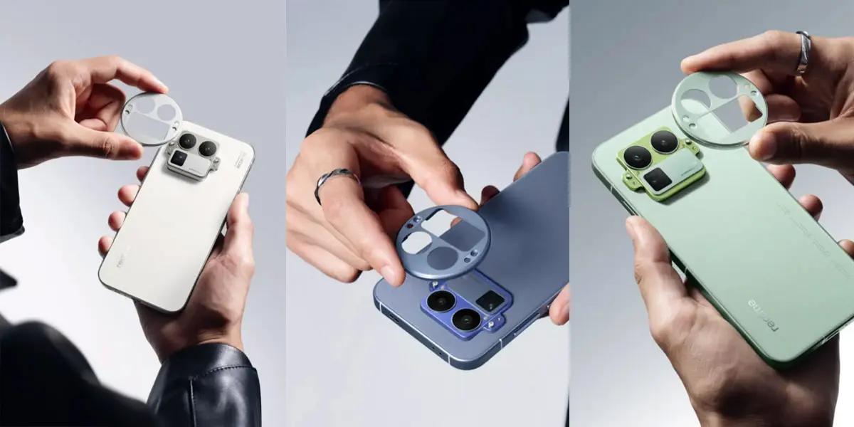 Módulos intercambiables en la cámara del Realme GT8 Pro