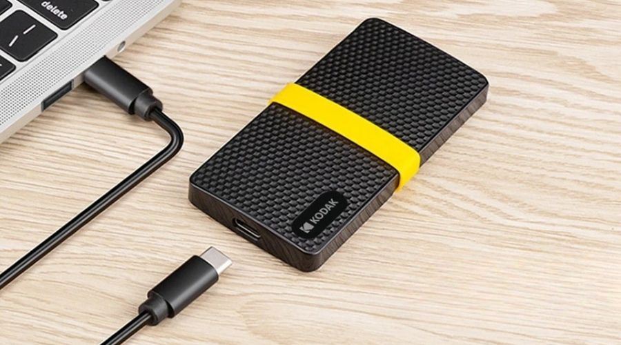 Kodak-disco duro externo X200 conexión