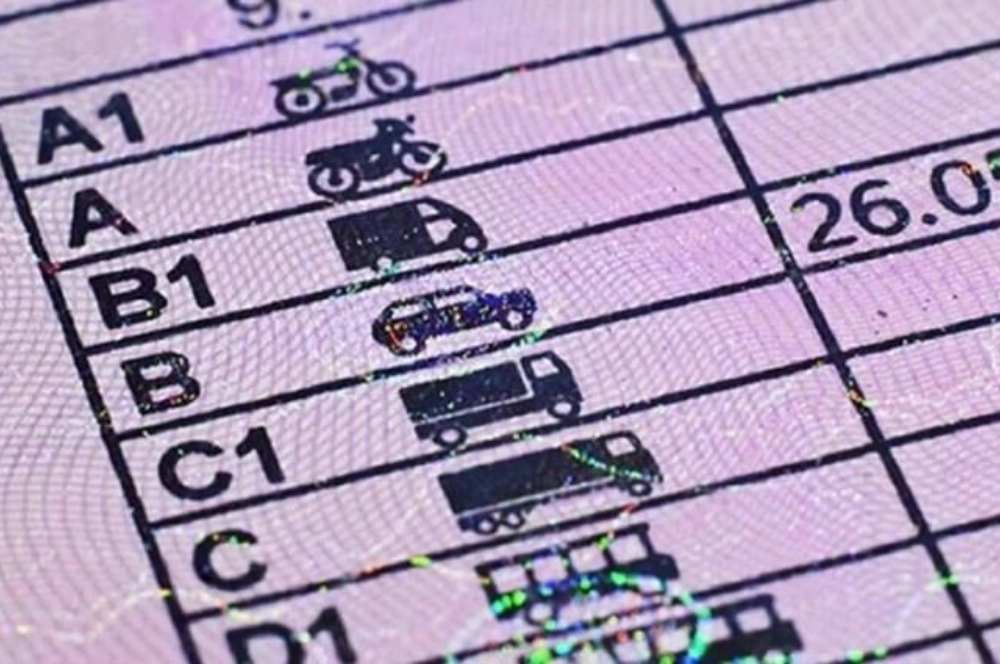Detalle del anverso de un permiso de conducir español, mostrando los datos y categorías, en relación con los cambios de vigencia y el nuevo formato digital