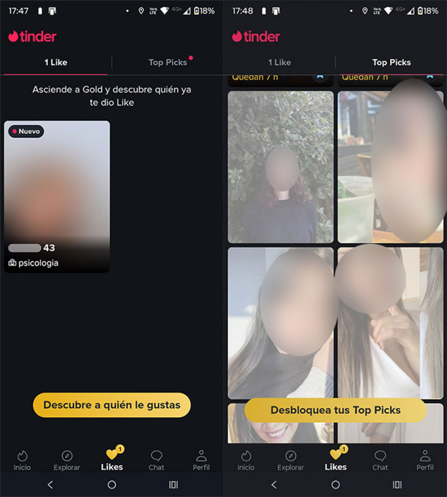 Cuántos likes puedes dar al día en Tinder