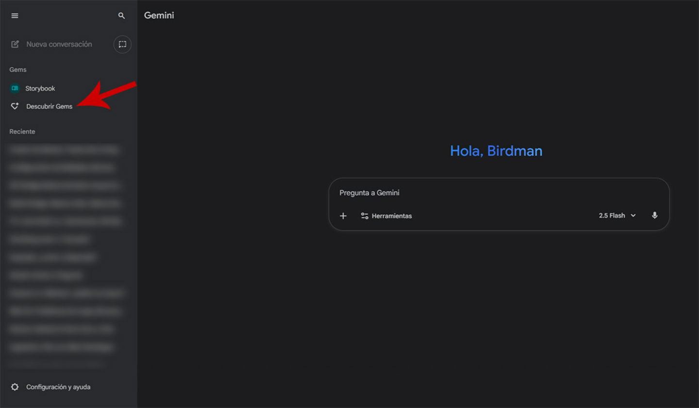 Descubrir Gems Gemini