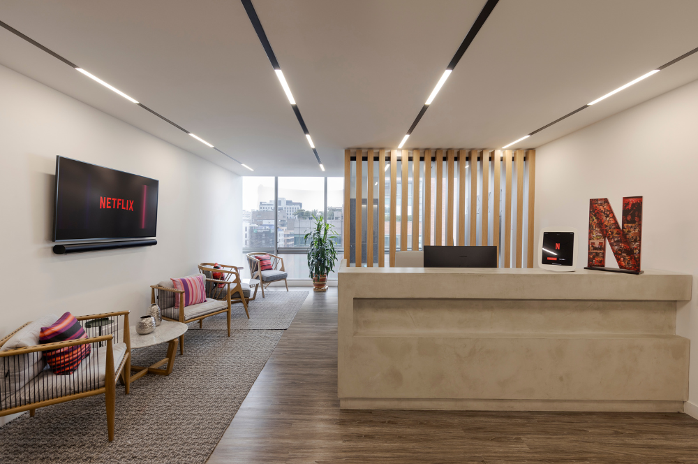 oficinas Netflix España televisor