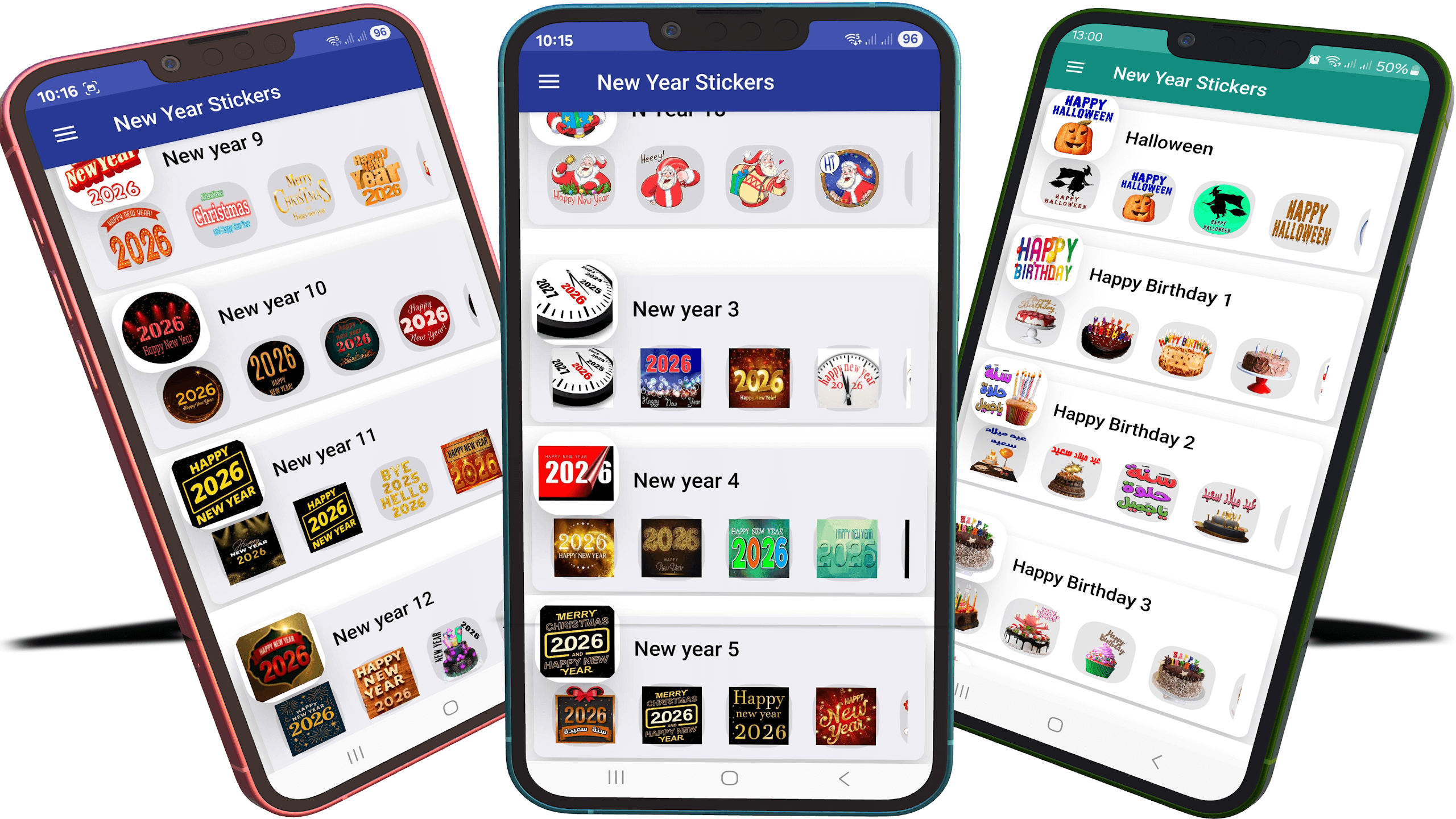 Stickers Año Nuevo 2026