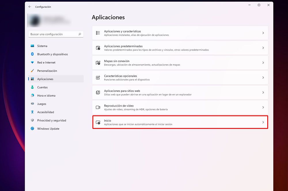 Programas de inicio Windows