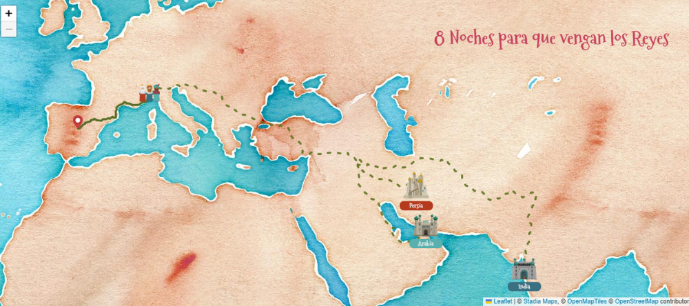 mapa ubicación Reyes Magos