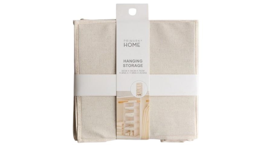 organizador tela de primark cerrado