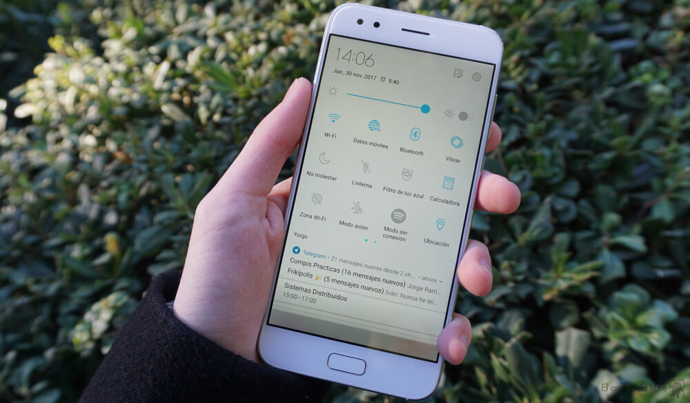 ZenUI ha mejorado en el Asus Zenfone 4 pero necesita más