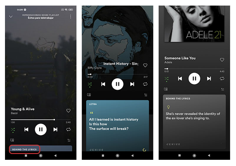 5 trucos de Spotify para móviles que no conocías y te interesan letras