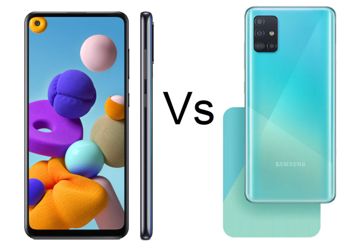 samsung a31vs a21s