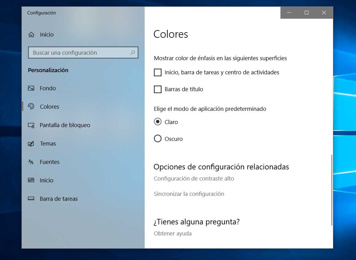 Modo oscuro - Modos secretos de Windows