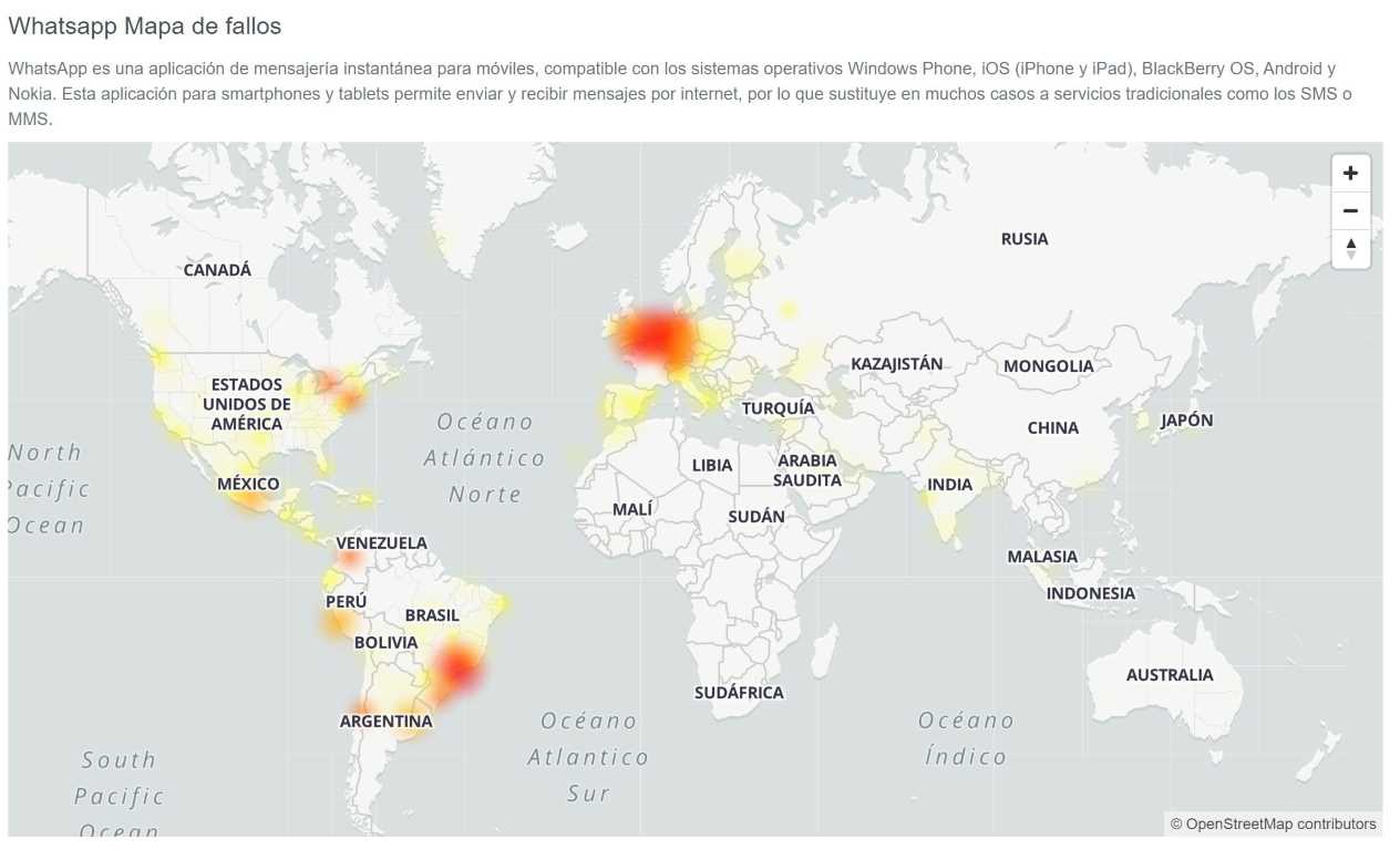 WhatsApp no funciona