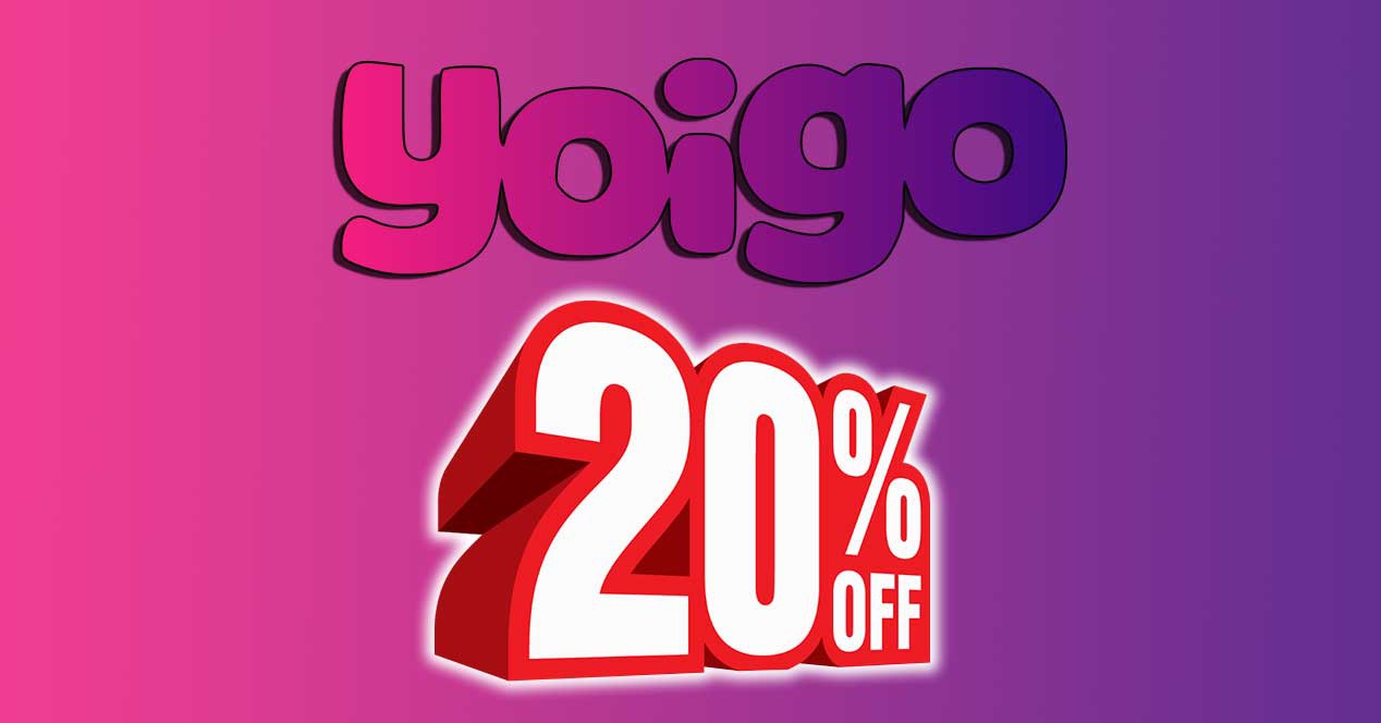 yoigo 20% descuento