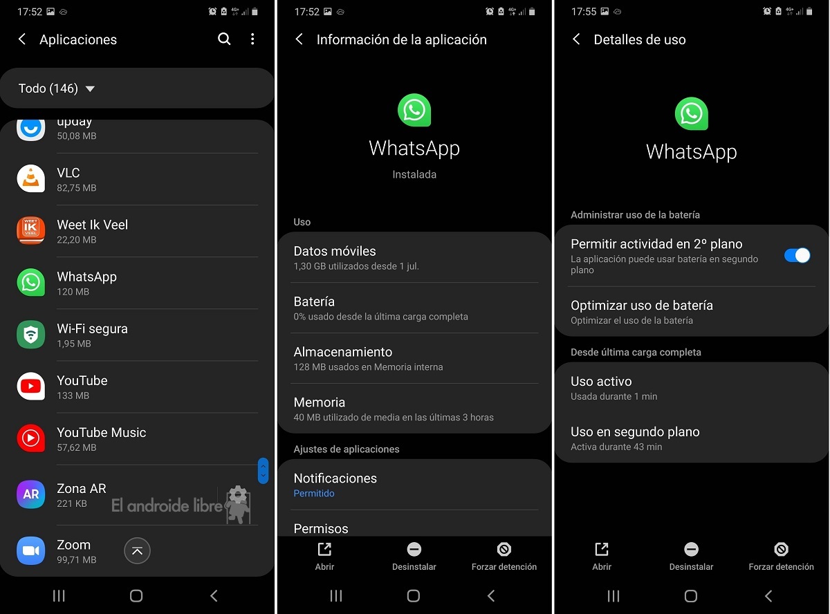 Aplicaciones excepciones ahorro de energia