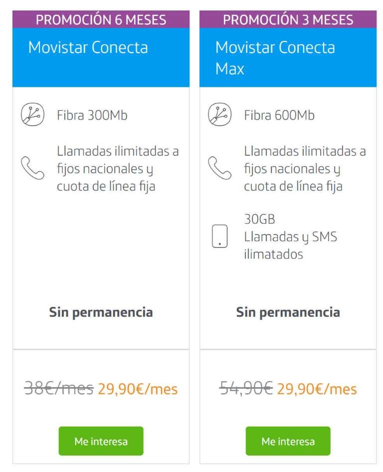 Oferta Movistar Conecta febrero 2021
