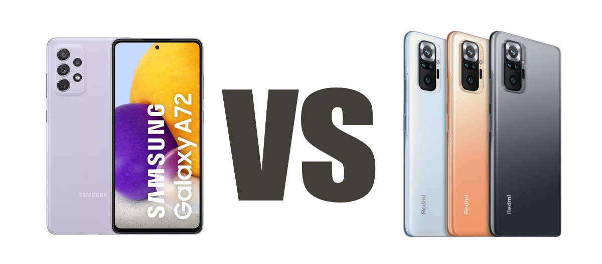 SAMSUNG GALAXY A72 VS XIAOMI REDMI NOTE 10, TODAS LAS DIFERENCIAS