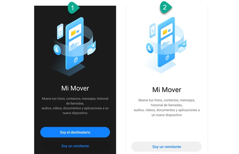 Cómo pasar datos de Samsung a Xiaomi de un móvil a otro 2