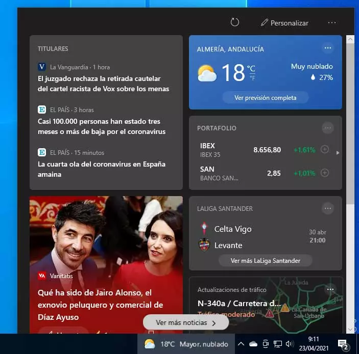 windows 10 noticias intereses