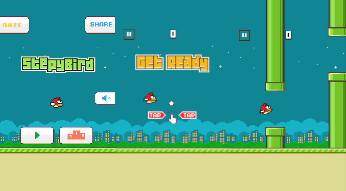 stepy bird uno de los juegos que pesan menos de 10 mb