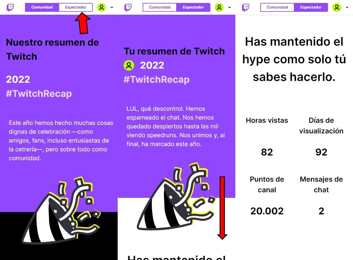 Asi puedes ver los streamers de Twitch que mas has visto en 2022