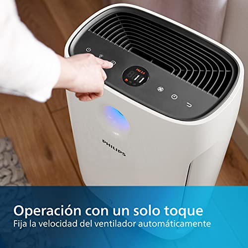 Philips Serie 2000 Purificador de Aire - Elimina Gérmenes, Polvo y Alérgenos en Estancias 79m², 3 Velocidades, Modo Sueño (AC2887/10)